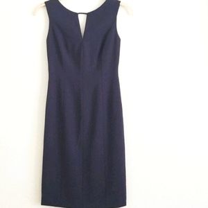 Tahari Navy Blue Dress 2